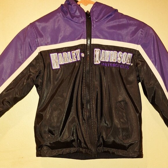 Kids Harley Davidson Reversable Coat - Picture 1 of 5